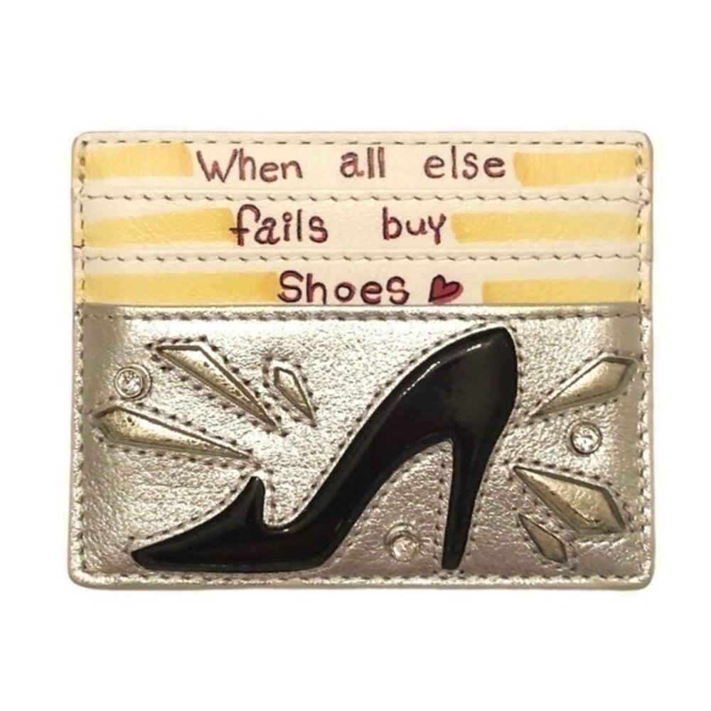 Brighton gold metallic buy shoes card case wallet